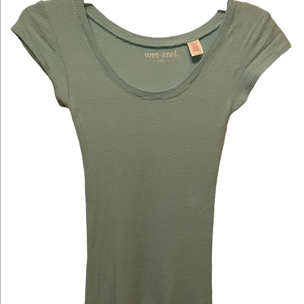 Wet Seal Scoop Neck Tee